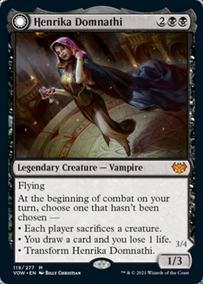Henrika Domnathi // Henrika, Infernal Seer [Innistrad: Crimson Vow] | Good Games Cannington