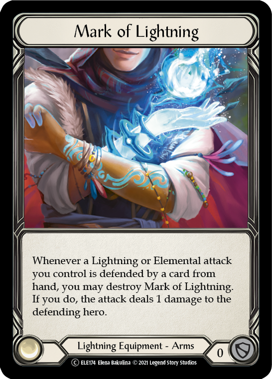 Mark of Lightning [U-ELE174] Unlimited Rainbow Foil | Good Games Cannington
