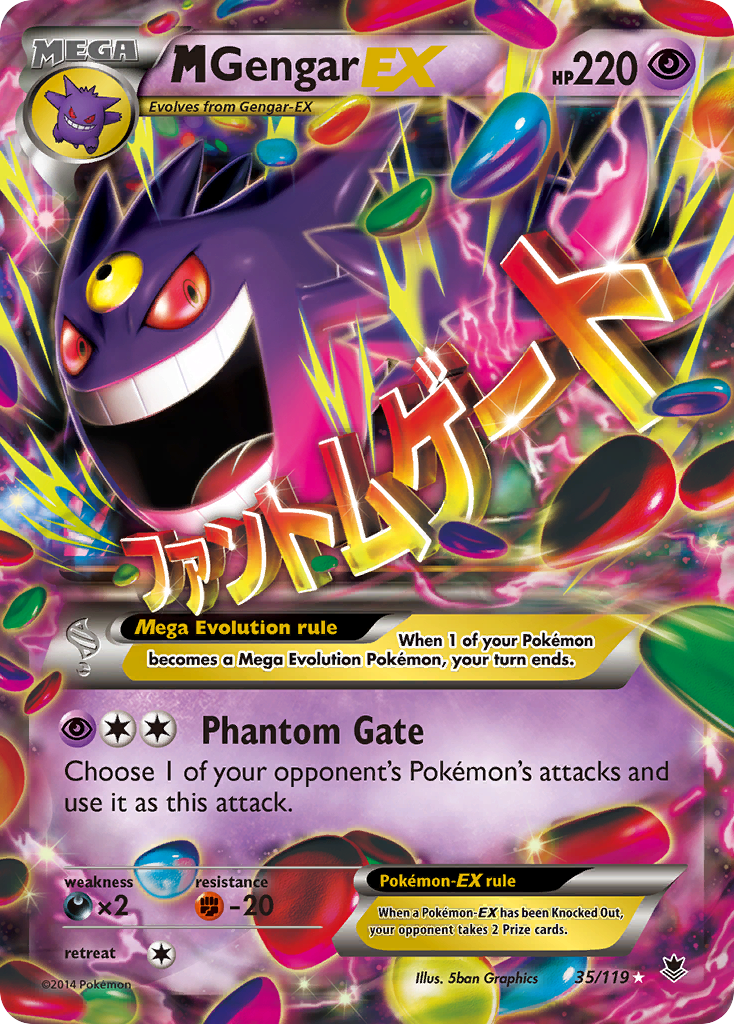 M Gengar EX (35/119) [XY: Phantom Forces] | Good Games Cannington