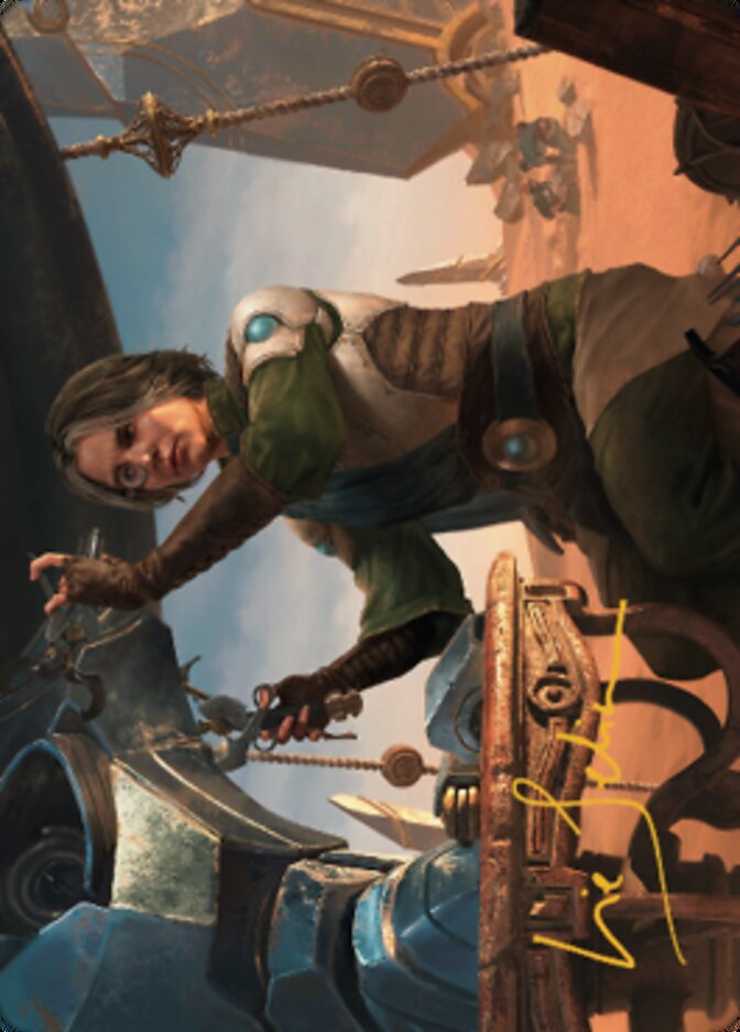 Tocasia, Dig Site Mentor Art Card (Gold-Stamped Signature) [The Brothers' War Art Series] | Good Games Cannington