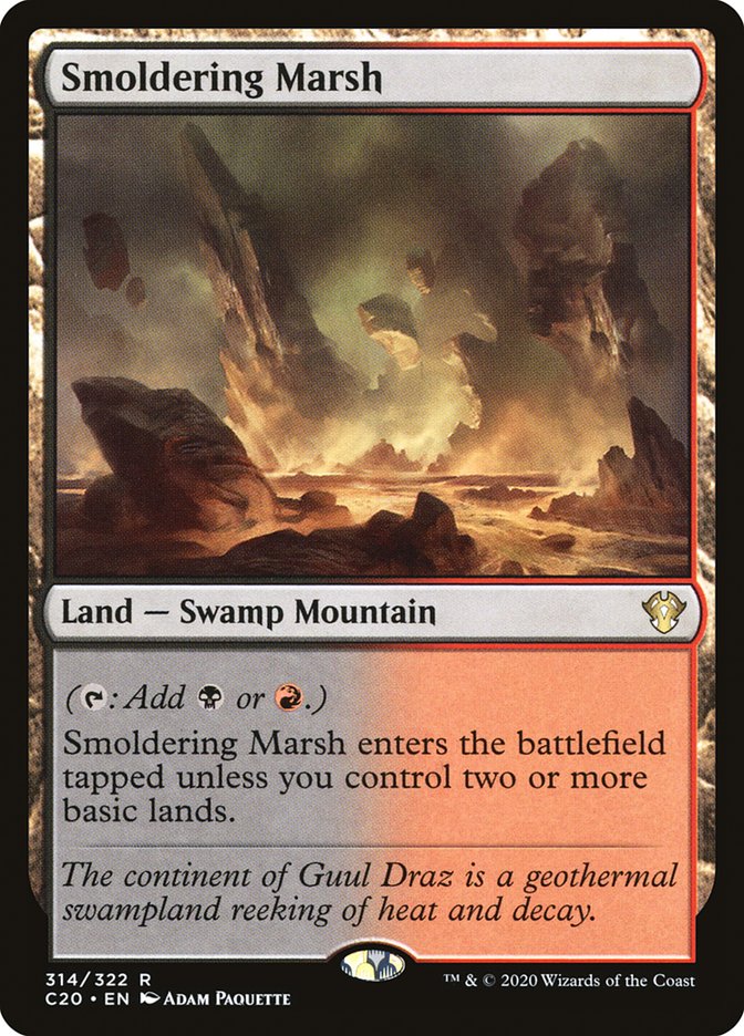 Smoldering Marsh [Commander 2020] | Good Games Cannington