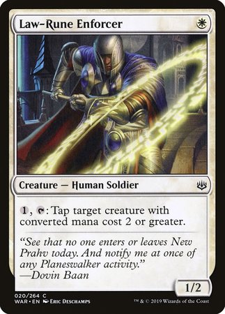 Law-Rune Enforcer [War of the Spark] | Good Games Cannington