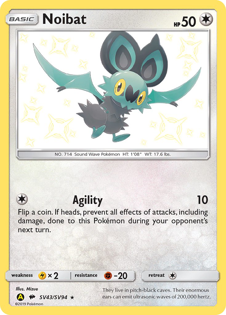 Noibat (SV43/SV94) [Sun & Moon: Hidden Fates - Shiny Vault] | Good Games Cannington