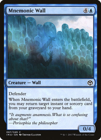 Mnemonic Wall [Iconic Masters] | Good Games Cannington