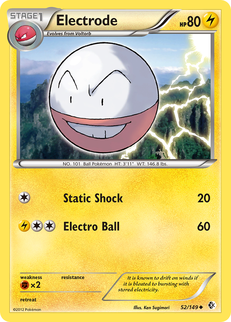 Electrode (52/149) [Black & White: Boundaries Crossed] | Good Games Cannington