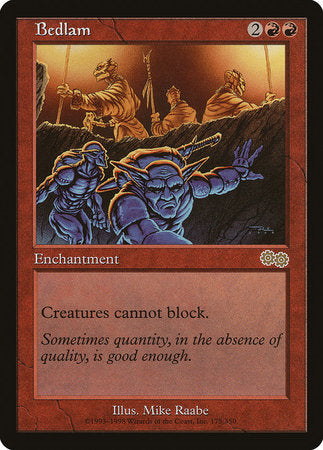 Bedlam [Urza's Saga] | Good Games Cannington
