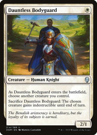 Dauntless Bodyguard [Dominaria] | Good Games Cannington