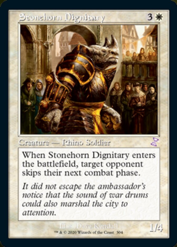 Stonehorn Dignitary (Timeshifted) [Time Spiral Remastered] | Good Games Cannington