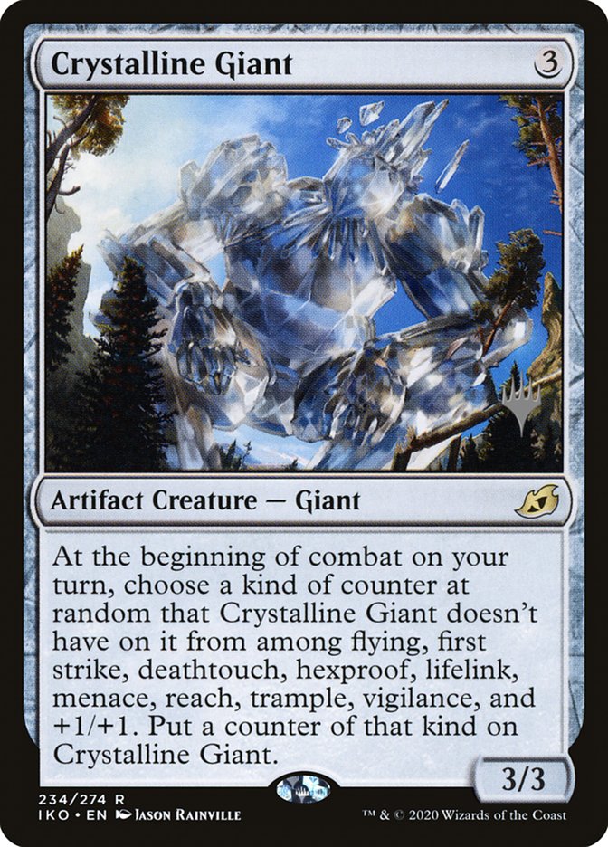 Crystalline Giant (Promo Pack) [Ikoria: Lair of Behemoths Promos] | Good Games Cannington