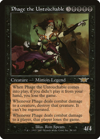 Phage the Untouchable [Legions] | Good Games Cannington