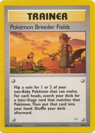 Pokemon Breeder Fields (62/64) [Neo Revelation Unlimited] | Good Games Cannington