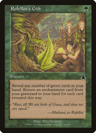 Rofellos's Gift [Urza's Destiny] | Good Games Cannington