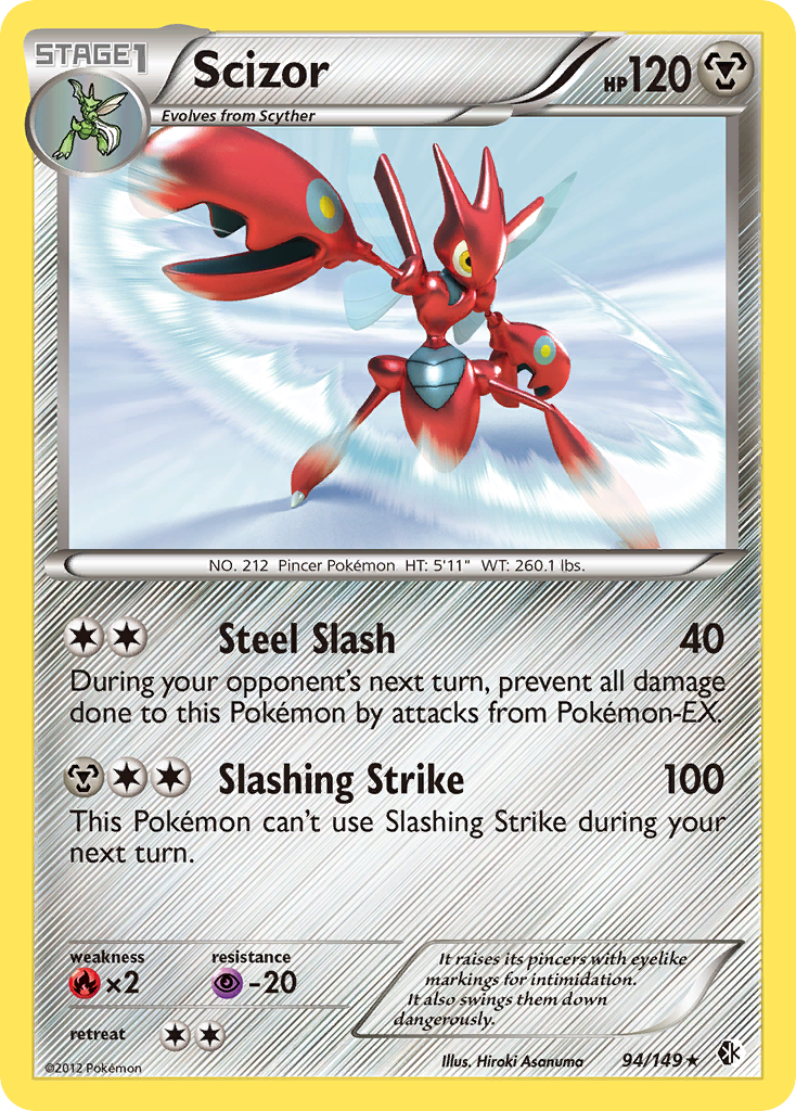 Scizor (94/149) [Black & White: Boundaries Crossed] | Good Games Cannington