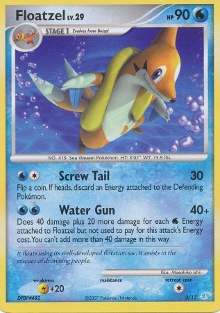 Floatzel (2/12) [Diamond & Pearl: Trainer Kit - Manaphy] | Good Games Cannington