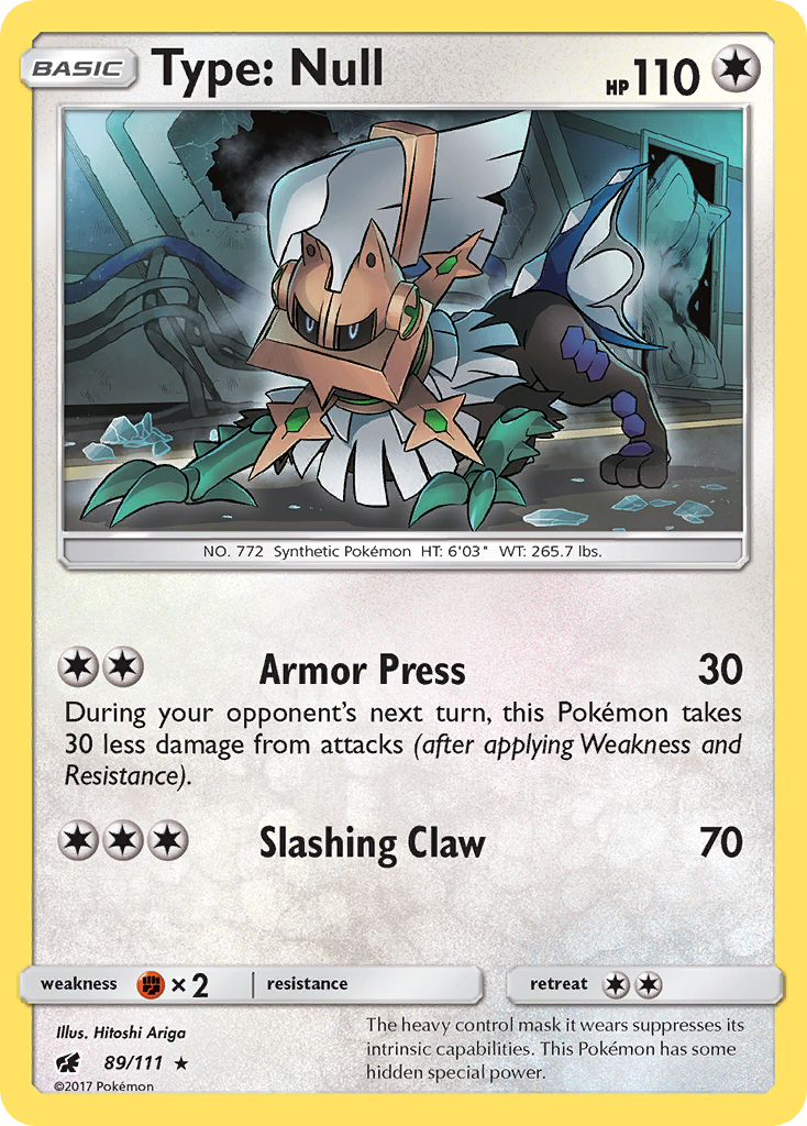 Type: Null (89/111) [Sun & Moon: Crimson Invasion] | Good Games Cannington