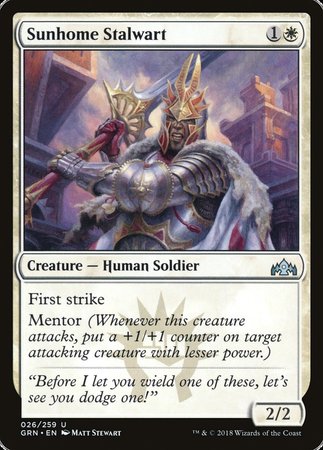 Sunhome Stalwart [Guilds of Ravnica] | Good Games Cannington