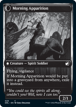Mourning Patrol // Morning Apparition [Innistrad: Double Feature] | Good Games Cannington