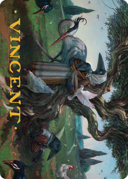 Kindred Discovery Art Card (Gold-Stamped Signature) [Commander Legends: Battle for Baldur's Gate Art Series] | Good Games Cannington