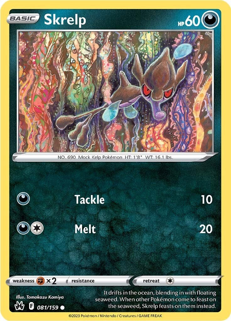 Skrelp (081/159) [Sword & Shield: Crown Zenith] | Good Games Cannington