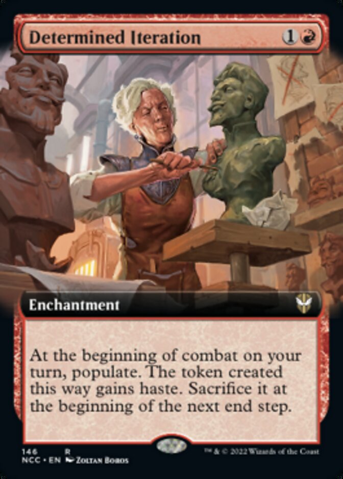 Determined Iteration (Extended Art) [Streets of New Capenna Commander] | Good Games Cannington