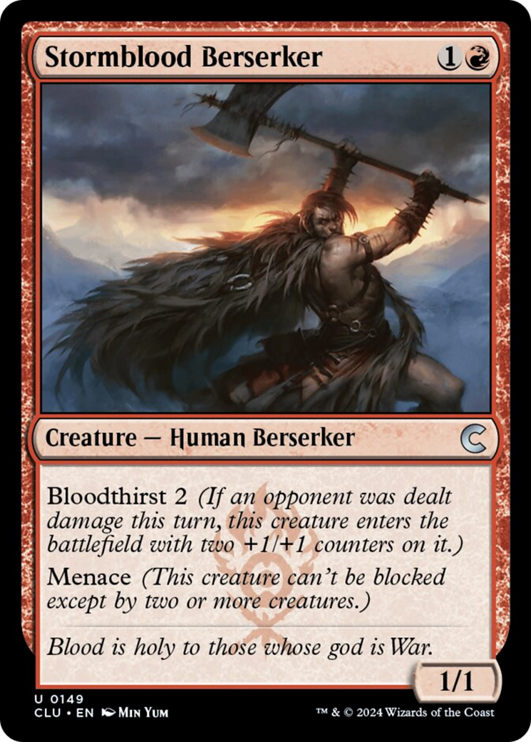 Stormblood Berserker [Ravnica: Clue Edition] | Good Games Cannington