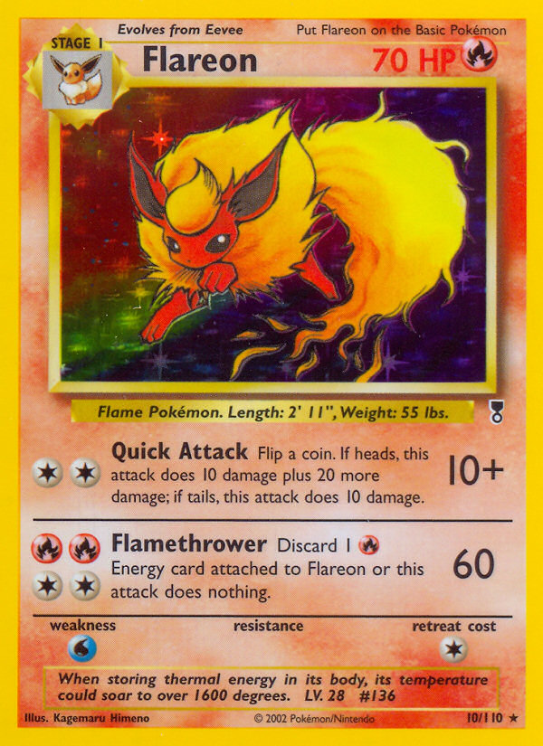 Flareon (10/110) [Legendary Collection] | Good Games Cannington