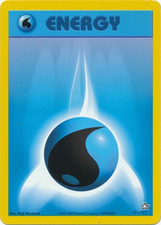 Water Energy (111/111) [Neo Genesis Unlimited] | Good Games Cannington