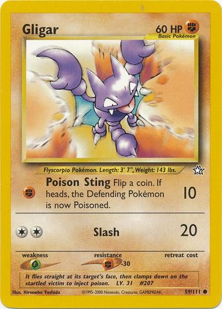 Gligar (59/111) [Neo Genesis Unlimited] | Good Games Cannington