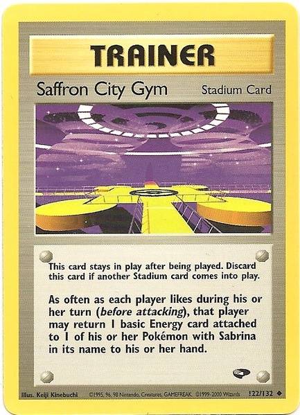 Saffron City Gym (122/132) [Gym Challenge Unlimited] | Good Games Cannington