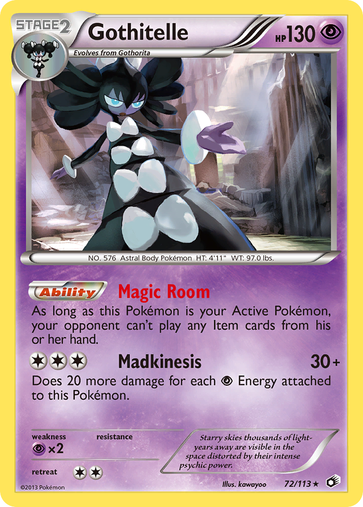 Gothitelle (72/113) [Black & White: Legendary Treasures] | Good Games Cannington