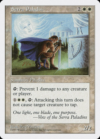 Serra Paladin [Fifth Edition] | Good Games Cannington