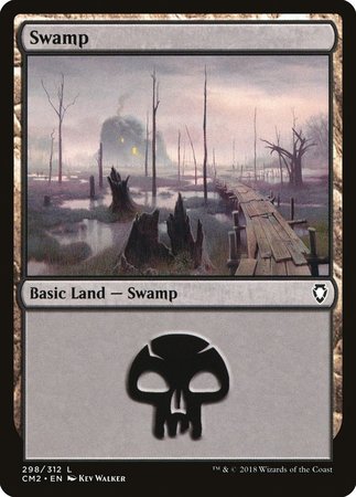 Swamp (298) [Commander Anthology Volume II] | Good Games Cannington