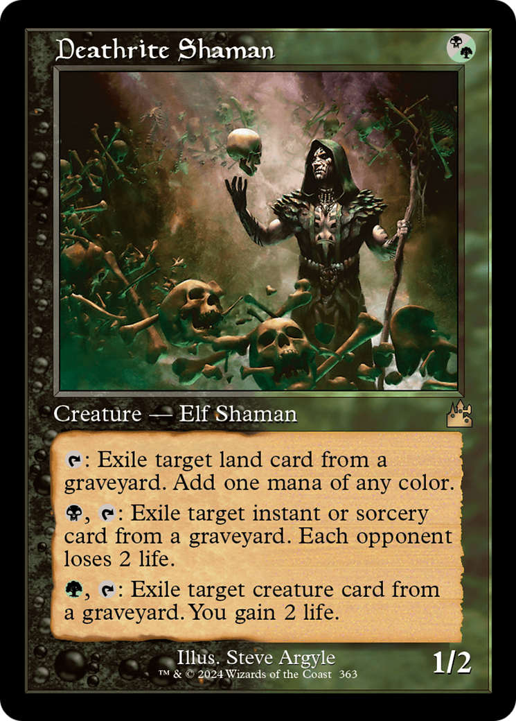 Deathrite Shaman (Retro Frame) [Ravnica Remastered] | Good Games Cannington