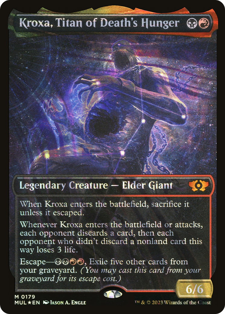 Kroxa, Titan of Death's Hunger (Halo Foil) [Multiverse Legends] | Good Games Cannington