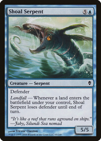 Shoal Serpent [Zendikar] | Good Games Cannington