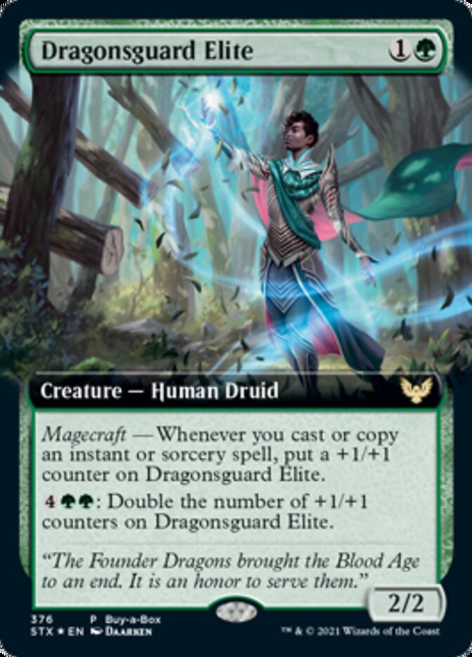 Dragonsguard Elite (Buy-A-Box) [Strixhaven: School of Mages Promos] | Good Games Cannington