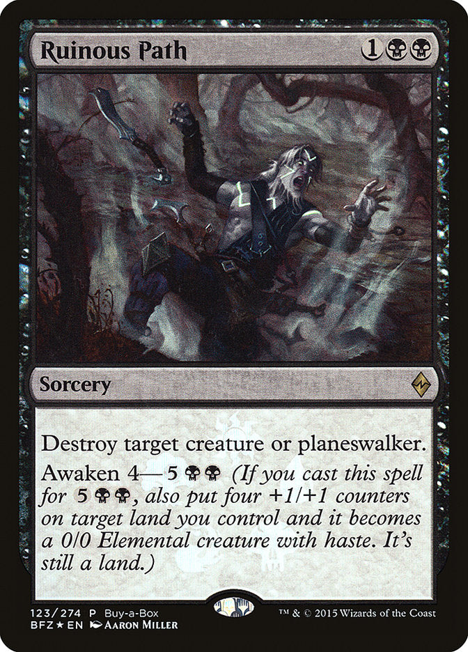 Ruinous Path (Buy-A-Box) [Battle for Zendikar Promos] | Good Games Cannington