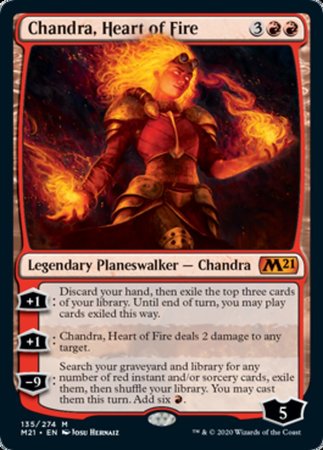 Chandra, Heart of Fire [Core Set 2021] | Good Games Cannington
