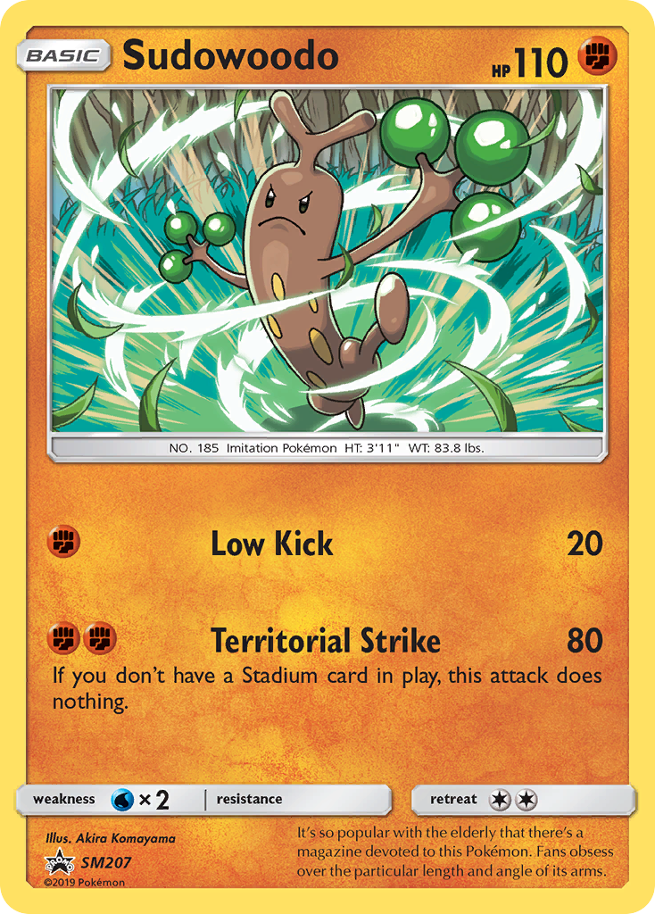 Sudowoodo (SM207) [Sun & Moon: Black Star Promos] | Good Games Cannington