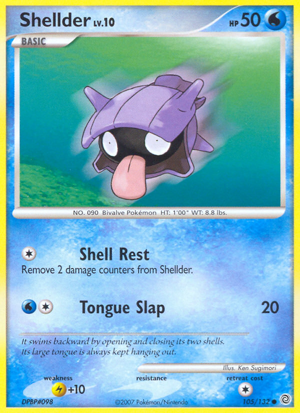 Shellder (105/132) [Diamond & Pearl: Secret Wonders] | Good Games Cannington
