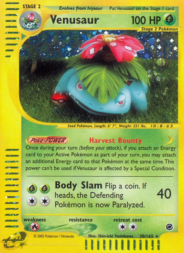 Venusaur (30/165) [Expedition: Base Set] | Good Games Cannington
