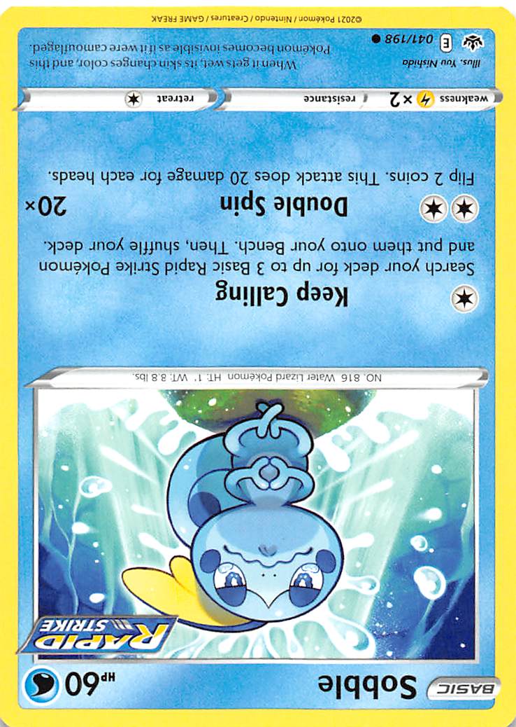 Sobble (041/198) [Sword & Shield: Chilling Reign] | Good Games Cannington