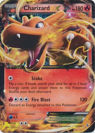 Charizard EX (11/106) (Jumbo Card) [XY: Flashfire] | Good Games Cannington