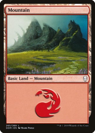Mountain (265) [Dominaria] | Good Games Cannington