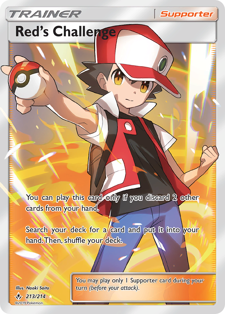 Red's Challenge (213/214) [Sun & Moon: Unbroken Bonds] | Good Games Cannington