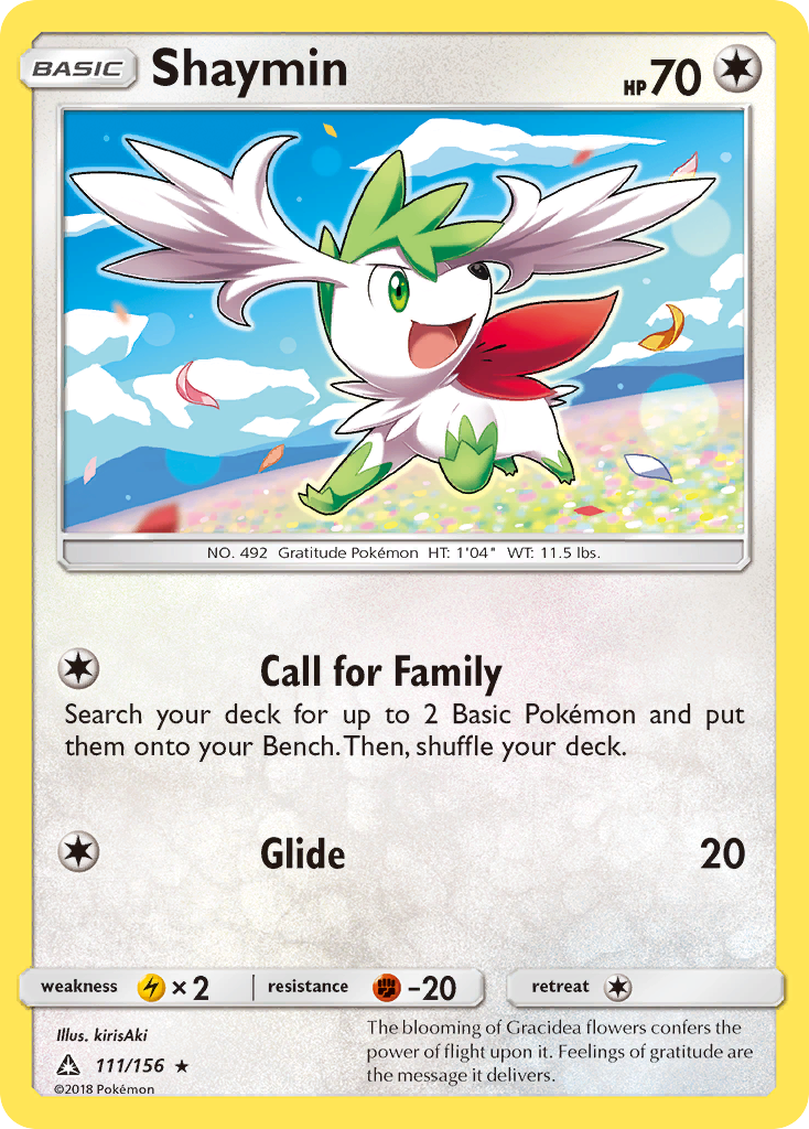 Shaymin (111/156) [Sun & Moon: Ultra Prism] | Good Games Cannington