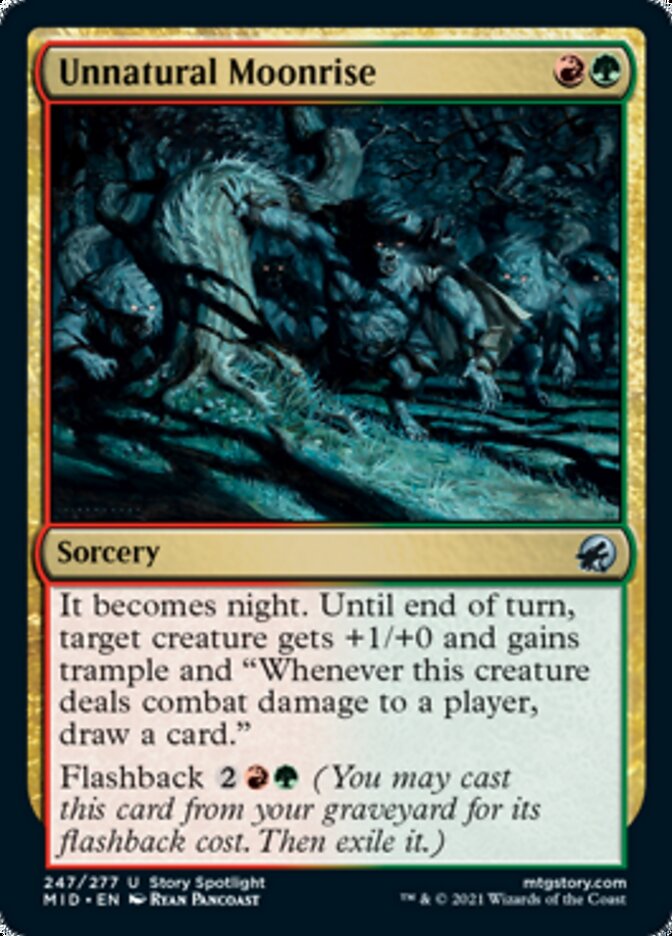 Unnatural Moonrise [Innistrad: Midnight Hunt] | Good Games Cannington