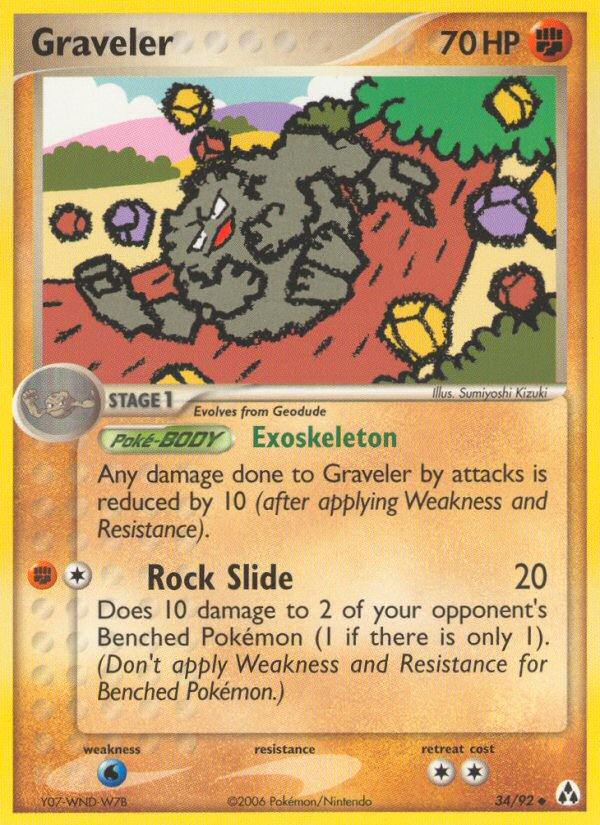 Graveler (34/92) [EX: Legend Maker] | Good Games Cannington