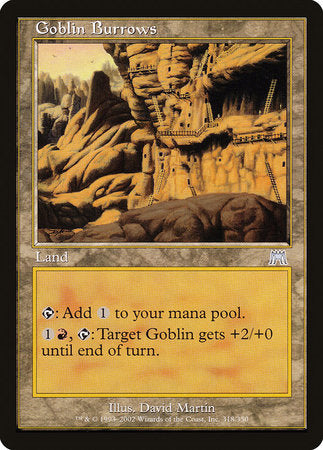 Goblin Burrows [Onslaught] | Good Games Cannington