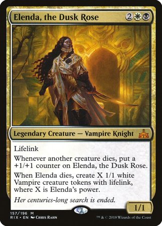 Elenda, the Dusk Rose [Rivals of Ixalan] | Good Games Cannington